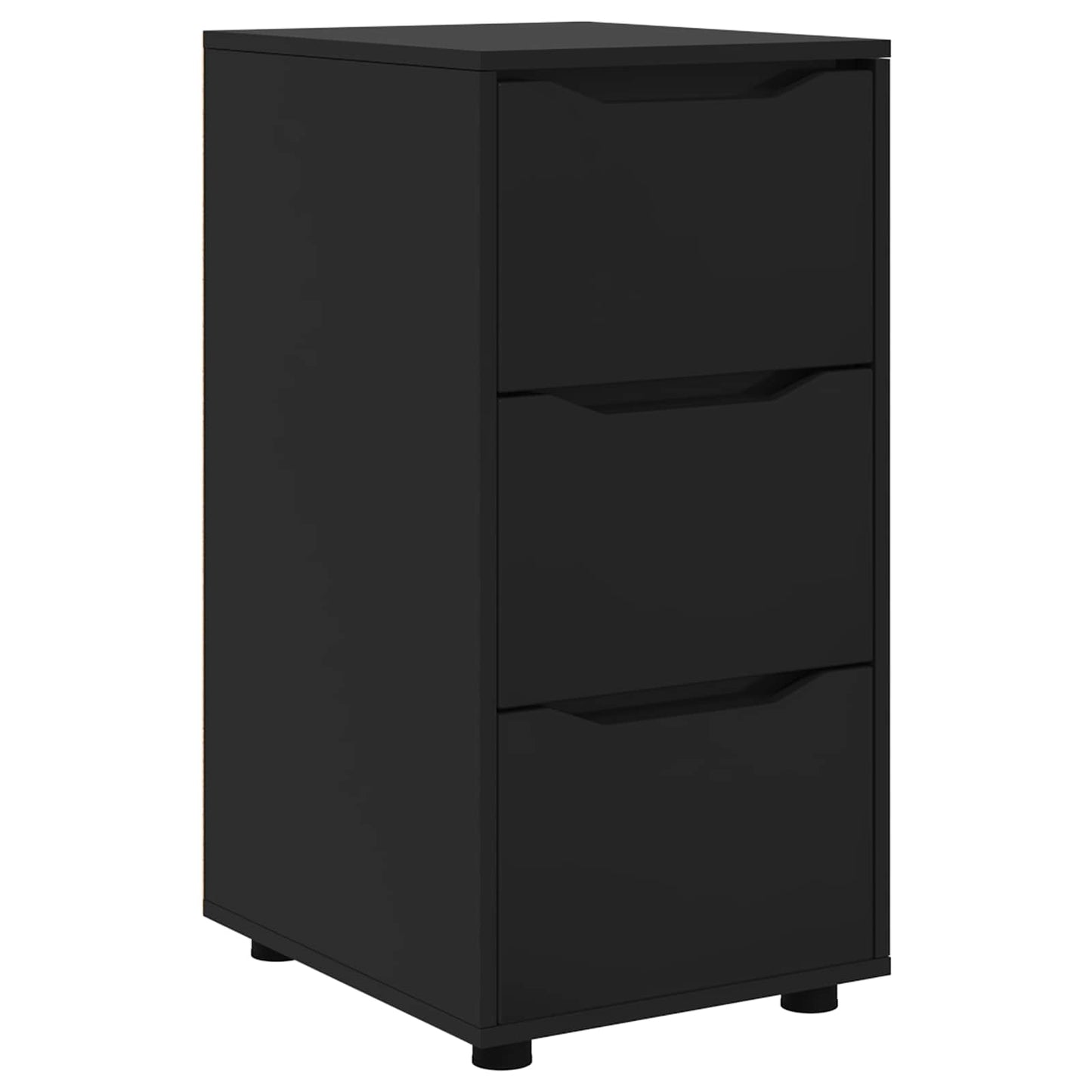 Armadio 40 x 48 x 81 cm Legno ingegnerizzato Nero