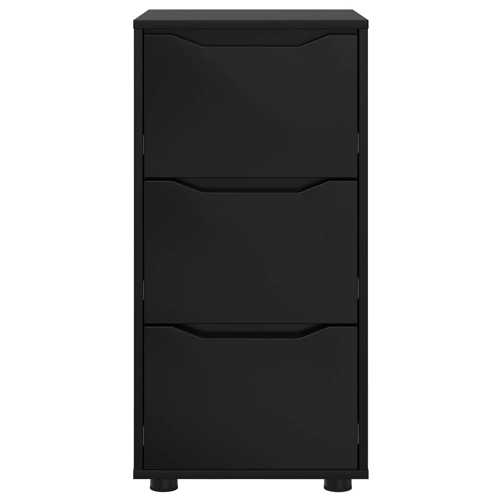 Armadio 40 x 48 x 81 cm Legno ingegnerizzato Nero | homemem39