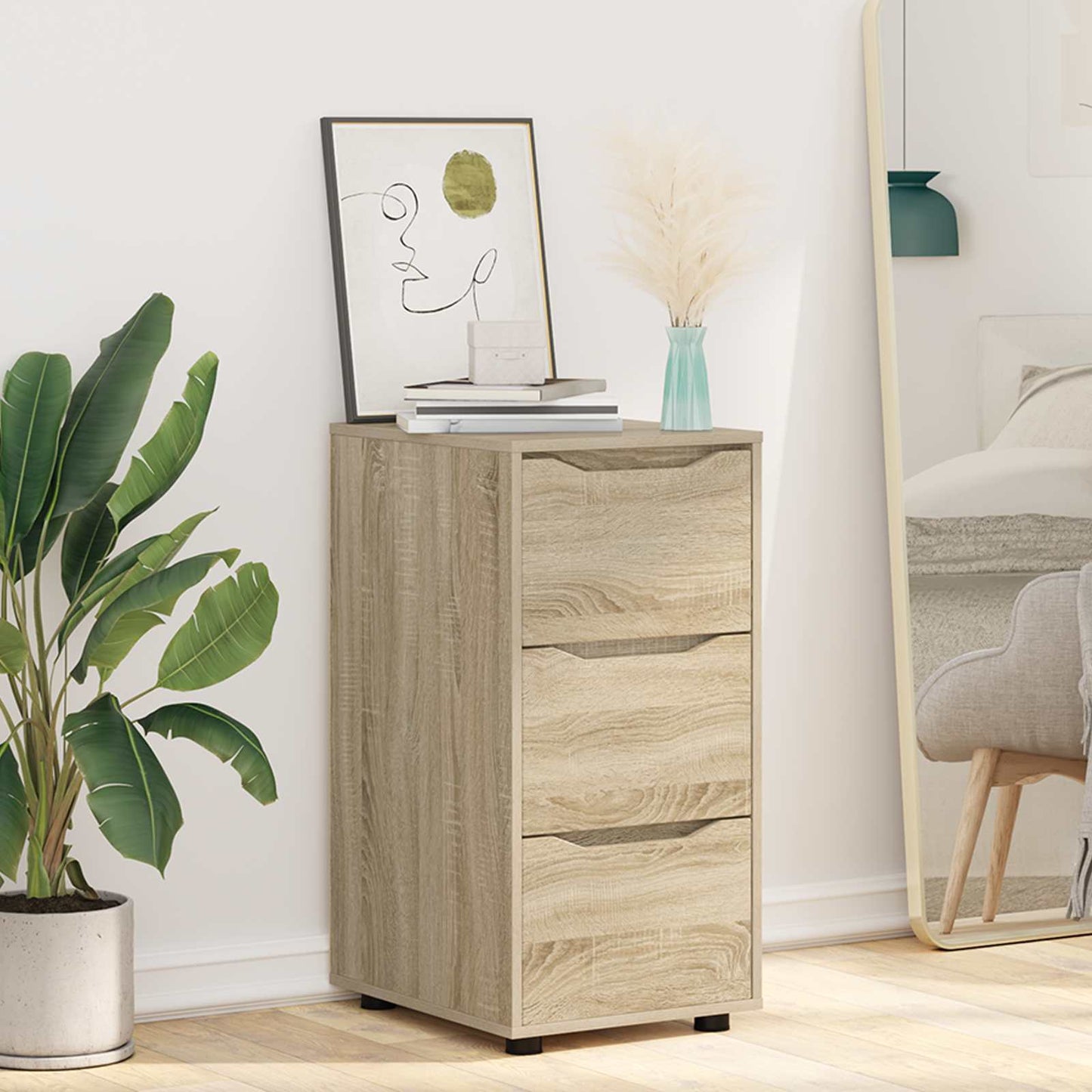 Armadio 40 x 48 x 81 cm Legno ingegnerizzato Rovere Sonoma | homemem39