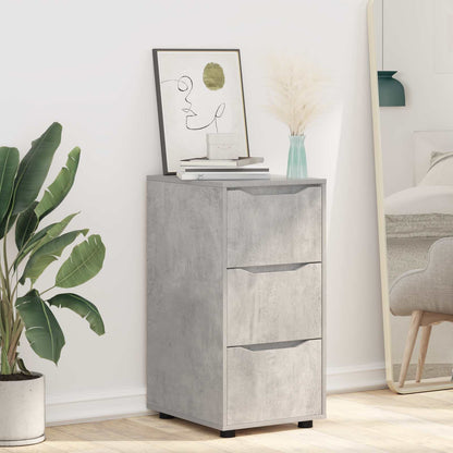 Armadio 40 x 48 x 81 cm Legno ingegnerizzato Grigio cemento | homemem39