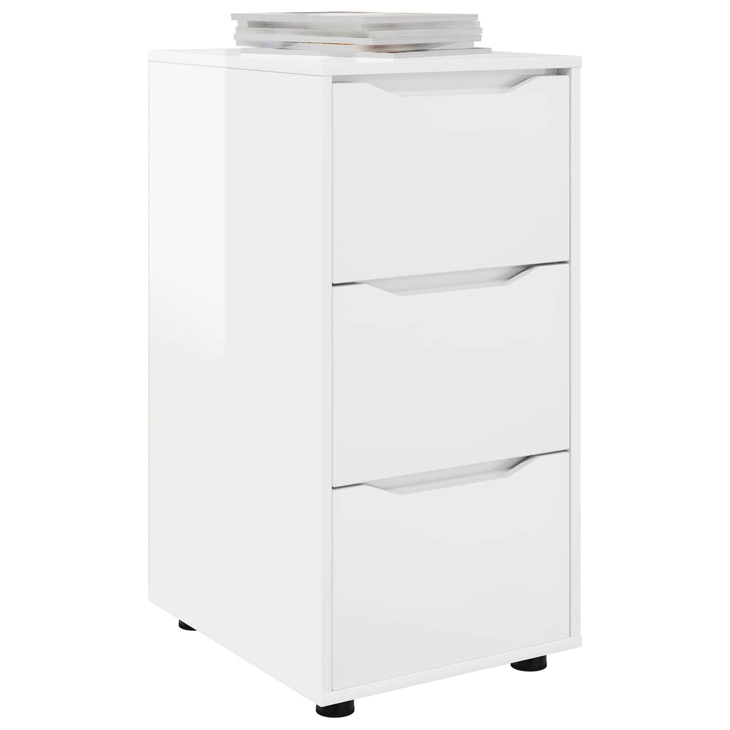 Armadio 40 x 48 x 81 cm Legno ingegnerizzato Bianco Lucido | homemem39