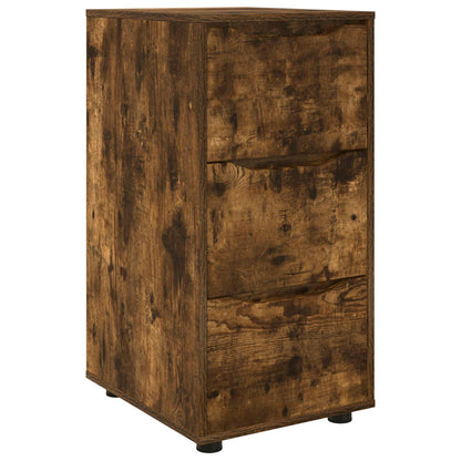 Armadio 40 x 48 x 81 cm Legno ingegnerizzato Rovere fumé