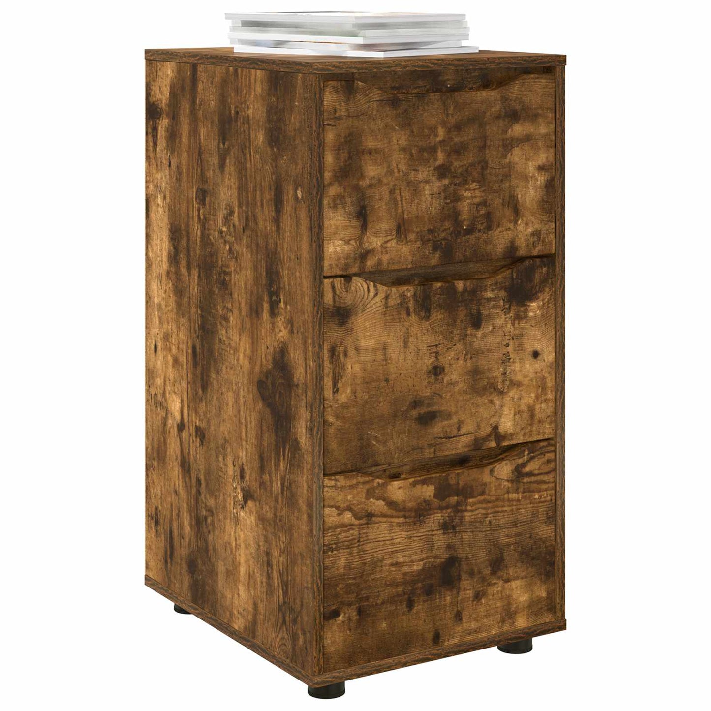 Armadio 40 x 48 x 81 cm Legno ingegnerizzato Rovere fumé