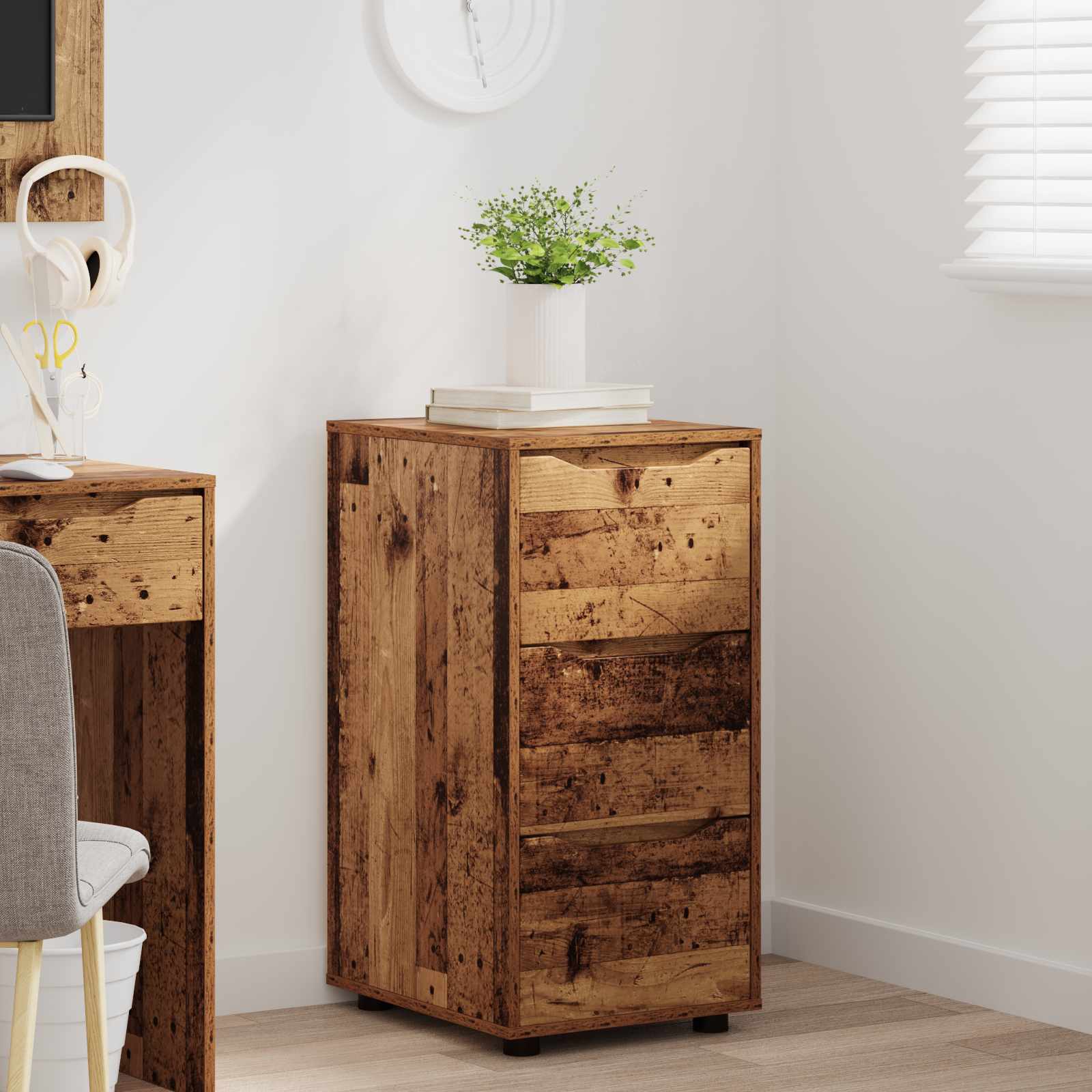 Armadio 40 x 48 x 81 cm Legno ingegnerizzato Legno vecchio | homemem39