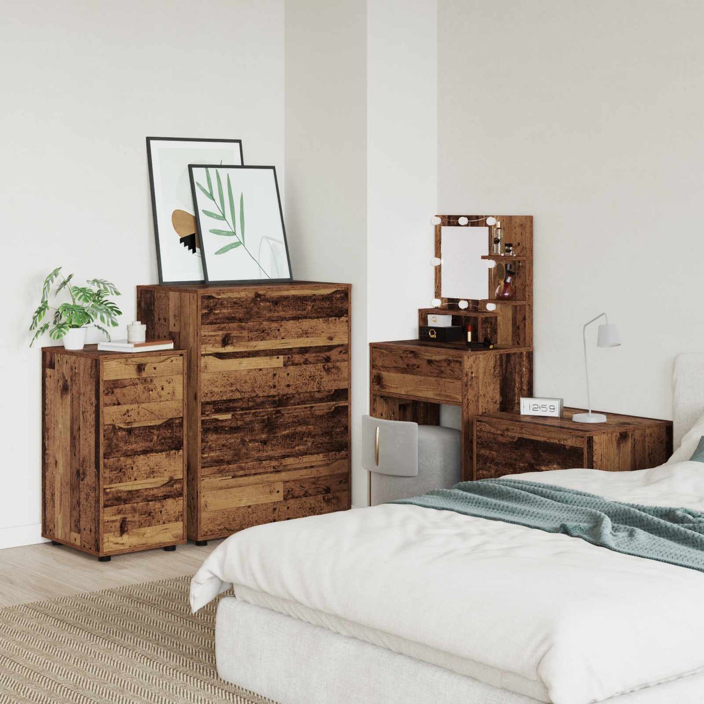 Armadio 40 x 48 x 81 cm Legno ingegnerizzato Legno vecchio | homemem39