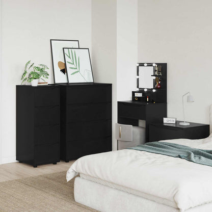 Armadio 40 x 48 x 105 cm Legno ingegnerizzato Nero