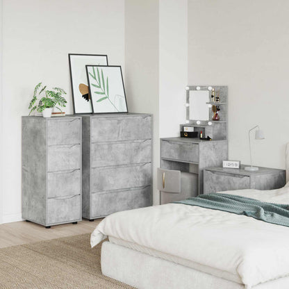 Armadio 40 x 48 x 105 cm Legno ingegnerizzato Grigio cemento | homemem39