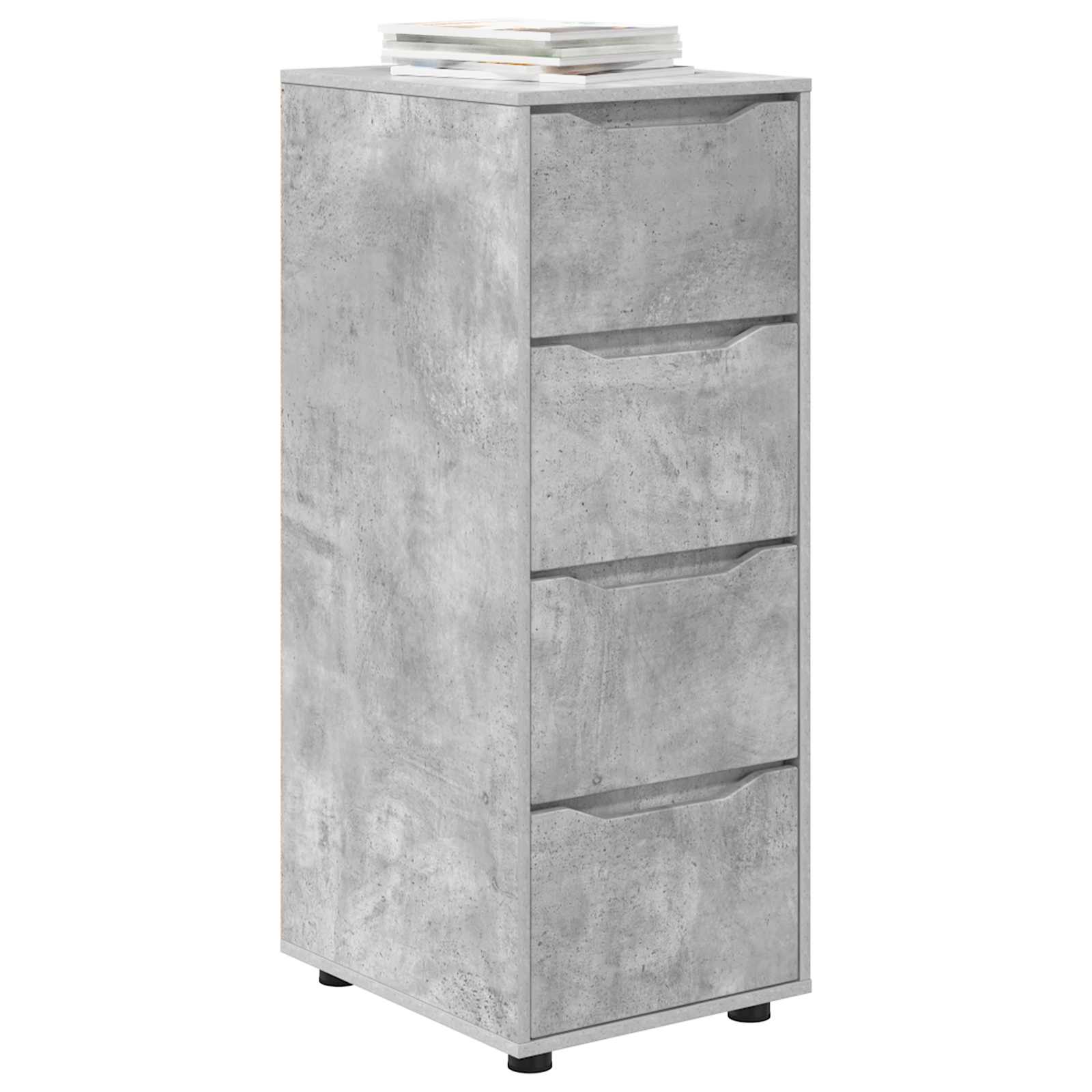 Armadio 40 x 48 x 105 cm Legno ingegnerizzato Grigio cemento | homemem39