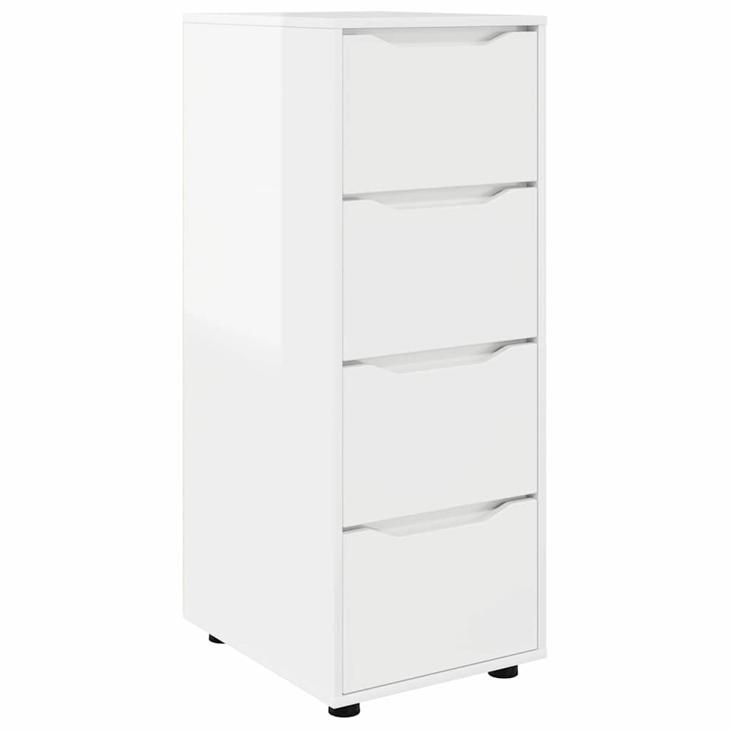 Armadio 40 x 48 x 105 cm Legno ingegnerizzato Bianco Lucido | homemem39