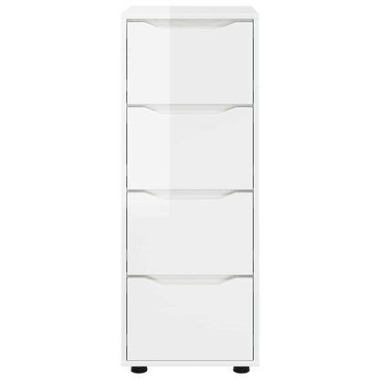 Armadio 40 x 48 x 105 cm Legno ingegnerizzato Bianco Lucido | homemem39
