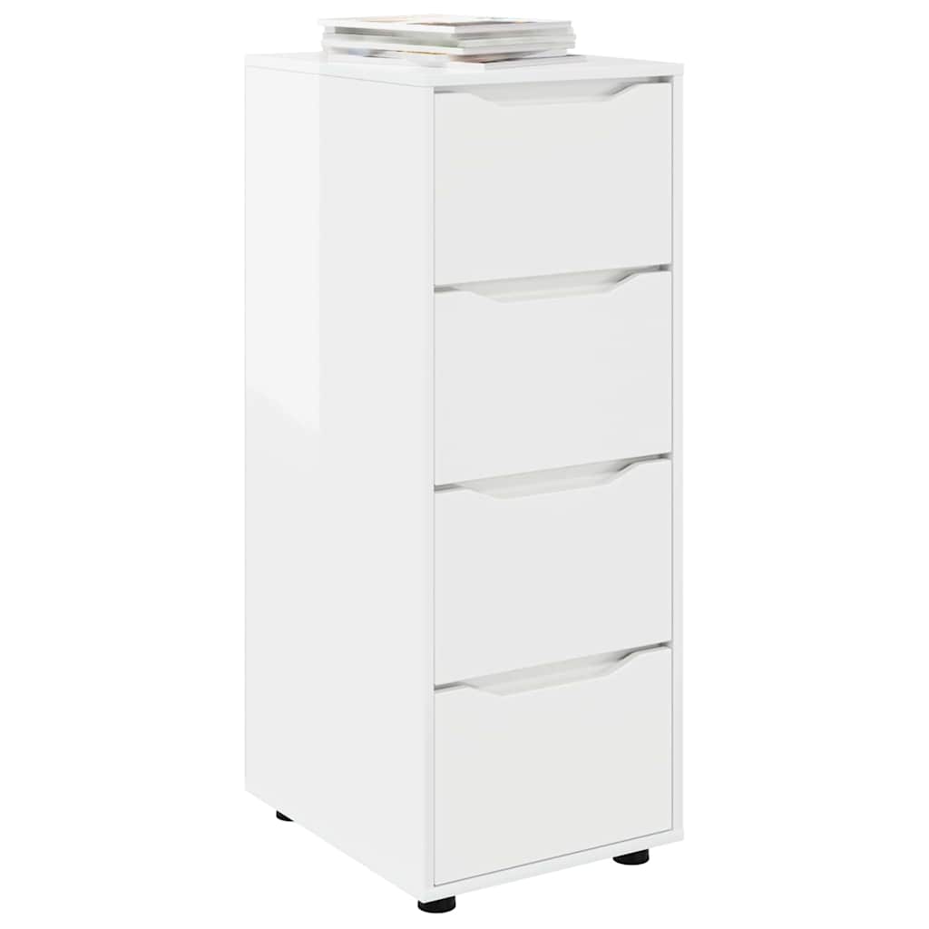 Armadio 40 x 48 x 105 cm Legno ingegnerizzato Bianco Lucido | homemem39
