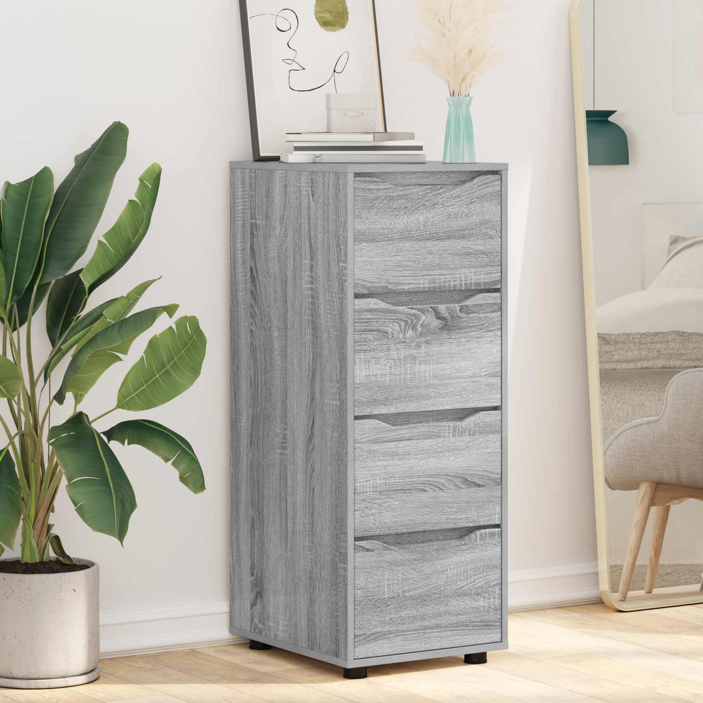 Armadio 40 x 48 x 105 cm Legno ingegnerizzato Grigio Sonoma | homemem39