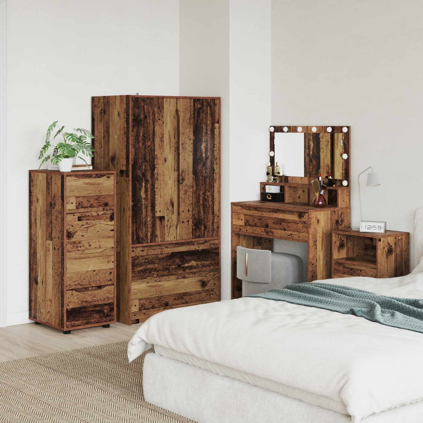 Armadio 40 x 48 x 105 cm Legno ingegnerizzato Legno vecchio | homemem39