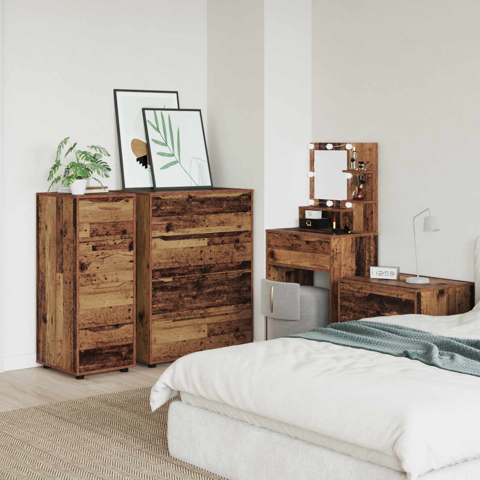 Armadio 40 x 48 x 105 cm Legno ingegnerizzato Legno vecchio | homemem39