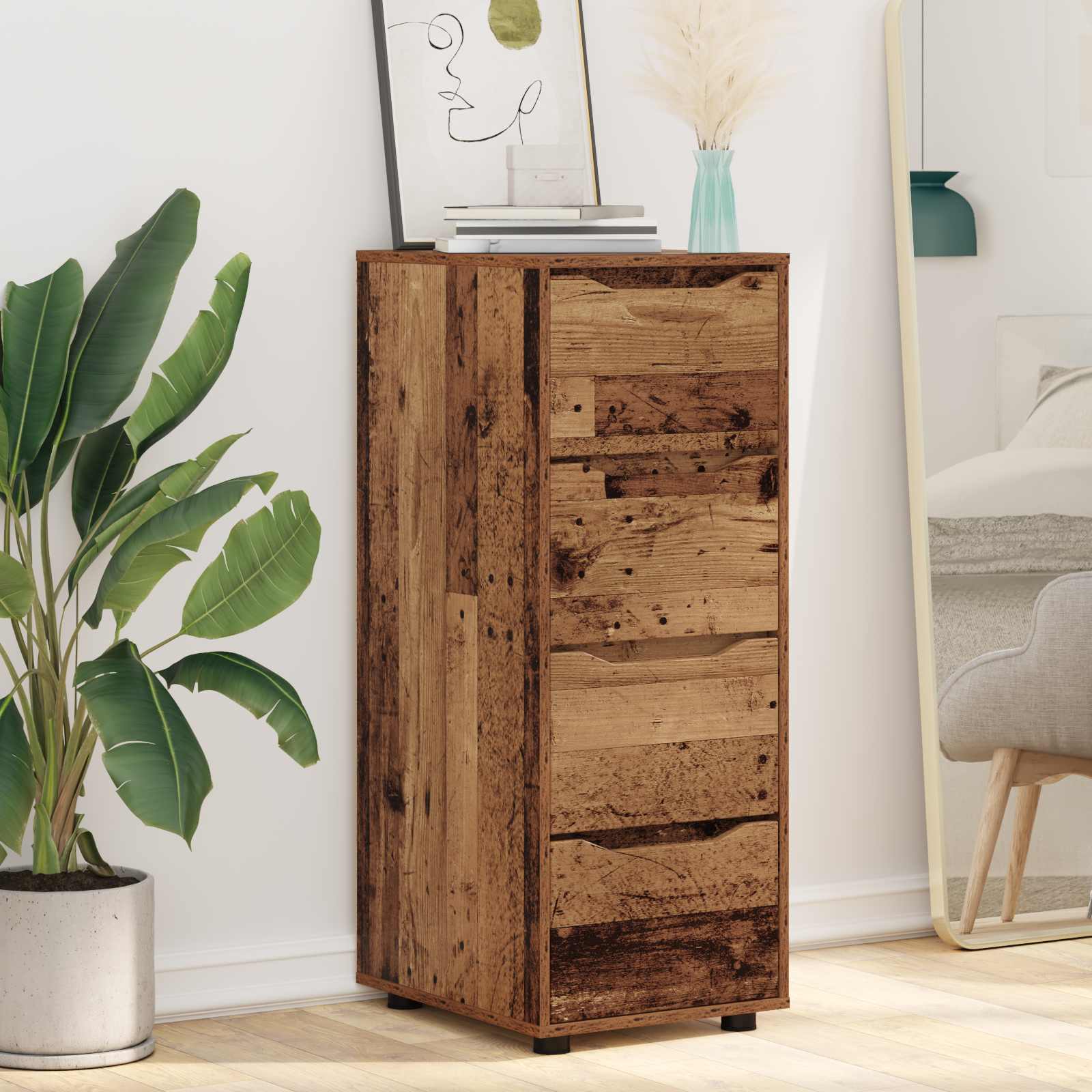 Armadio 40 x 48 x 105 cm Legno ingegnerizzato Legno vecchio | homemem39