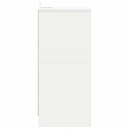 Comodino con cassetto Bianco 40 x 30 x 467 cm Legno multistrato | homemem39