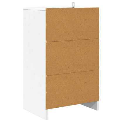 Comodini 2 pcs Bianco 40 x 30 x 467 cm Legno multistrato