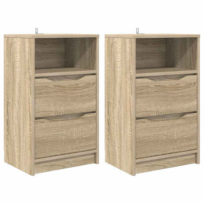 Comodini 2 pcs Rovere Sonoma 40 x 30 x 467 cm Legno multistrato | homemem39