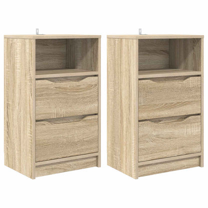 Comodini 2 pz Rovere Sonoma 40 x 30 x 467 cm
