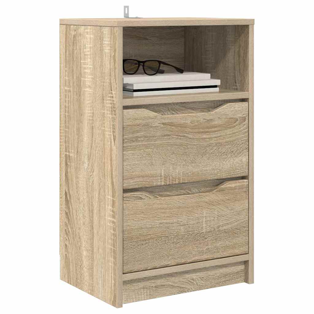 Comodini 2 pcs Rovere Sonoma 40 x 30 x 467 cm Legno multistrato | homemem39