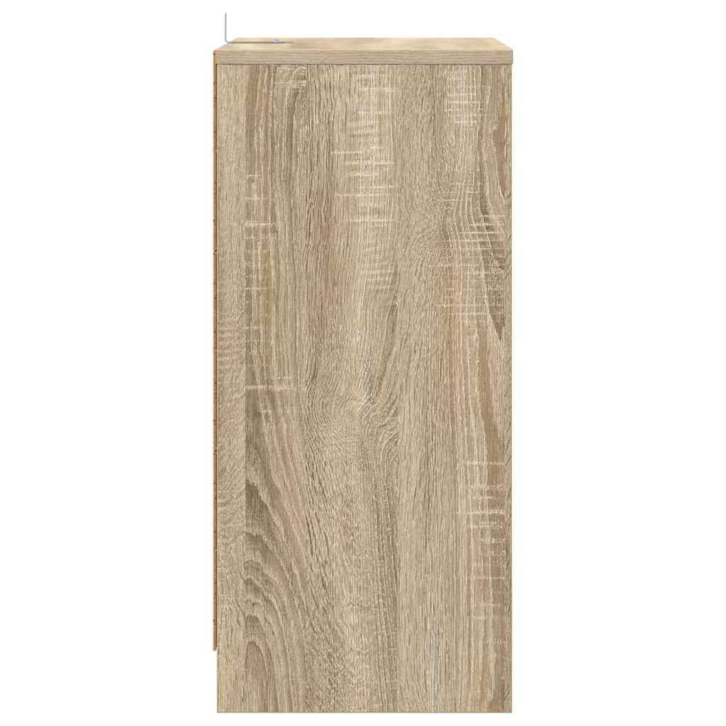 Comodini 2 pcs Rovere Sonoma 40 x 30 x 467 cm Legno multistrato | homemem39