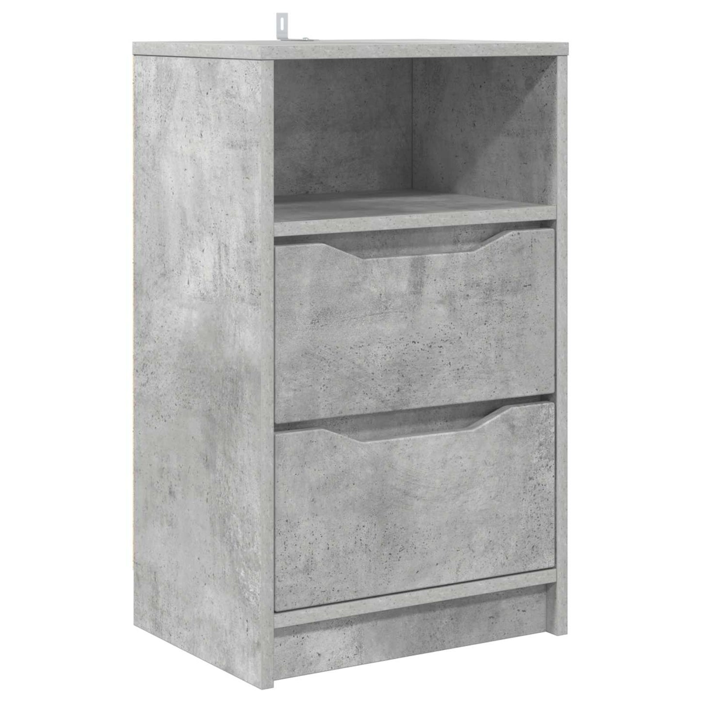 Comodino Grigio cemento 40 x 30 x 467 cm Legno ingegnerizzato
