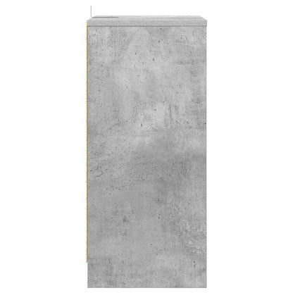 Comodino Grigio cemento 40 x 30 x 467 cm Legno multistrato