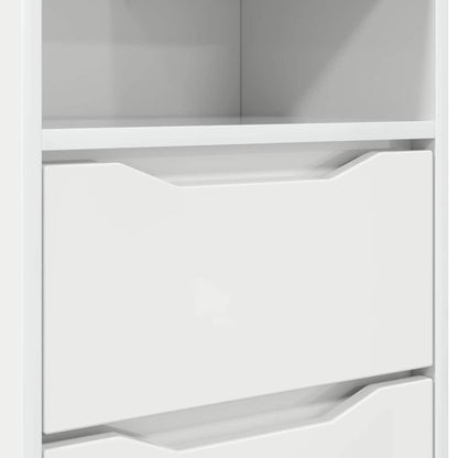 Comodini 2 pcs Bianco Lucido 40 x 30 x 467 cm Legno multistrato | homemem39