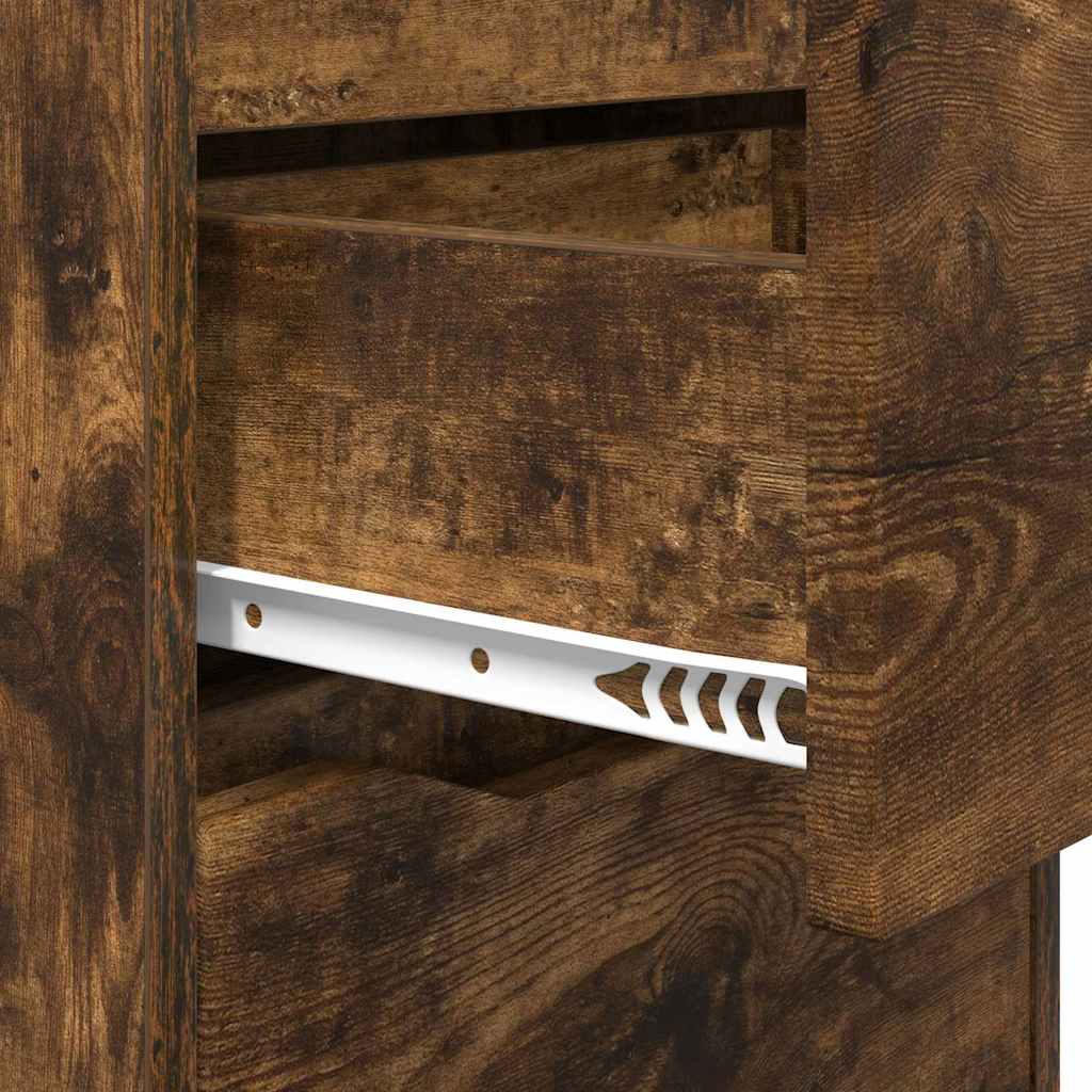 Comodino Rovere fumé 40 x 30 x 467 cm Legno multistrato | homemem39