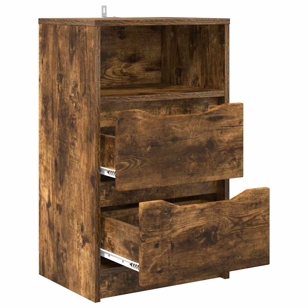 Comodino Rovere fumé 40 x 30 x 467 cm Legno multistrato | homemem39