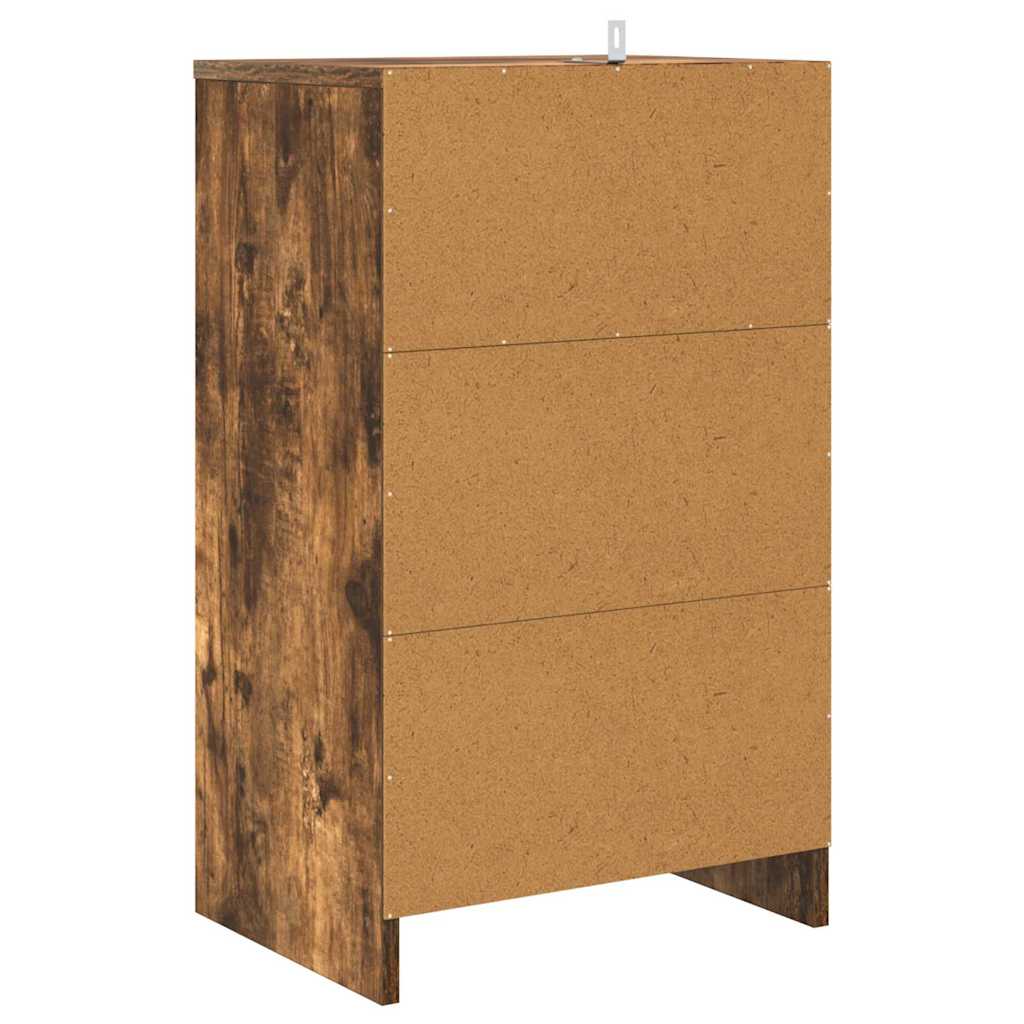 Comodini 2 pcs Rovere fumé 40 x 30 x 467 cm Legno multistrato | homemem39