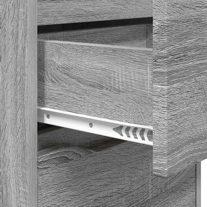 Comodino Grigio Sonoma 40 x 30 x 467 cm Legno ingegnerizzato