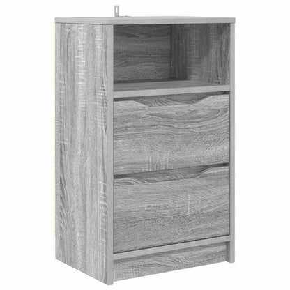 Comodino Grigio Sonoma 40 x 30 x 467 cm Legno ingegnerizzato
