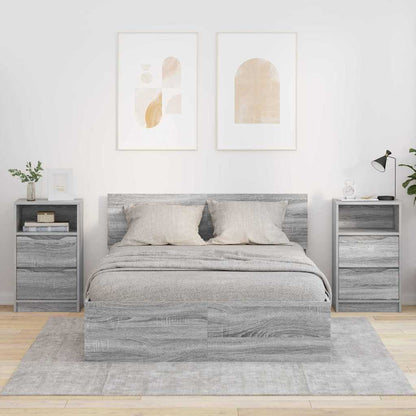 Comodini 2 pcs Grigio Sonoma 40 x 30 x 467 cm Legno multistrato