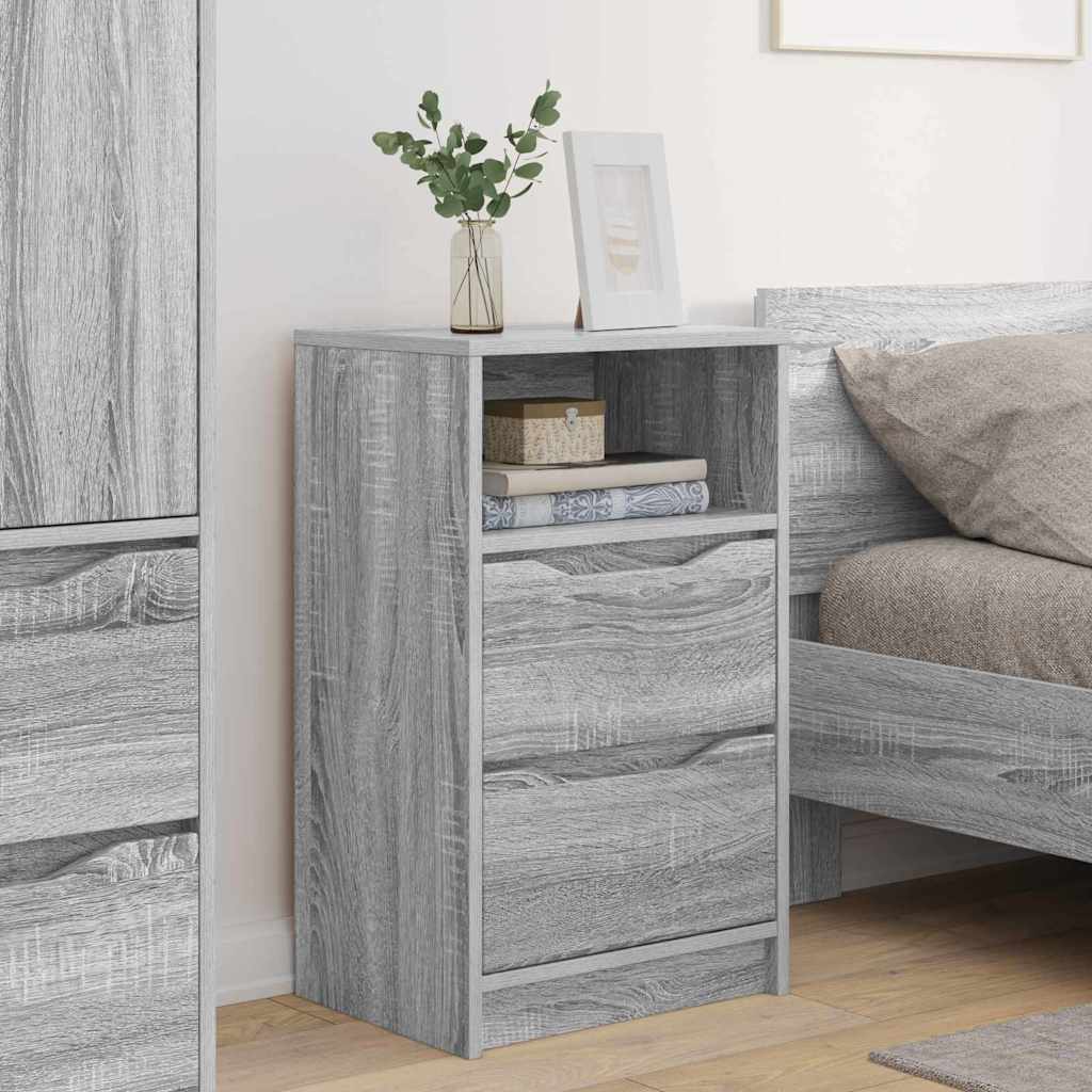 Comodini 2 pcs Grigio Sonoma 40 x 30 x 467 cm Legno multistrato | homemem39
