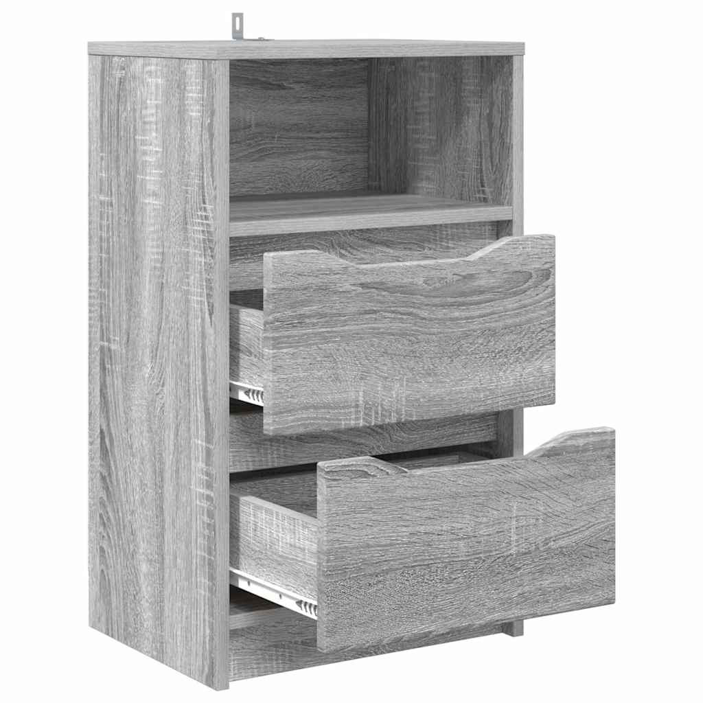 Comodini 2 pcs Grigio Sonoma 40 x 30 x 467 cm Legno multistrato | homemem39