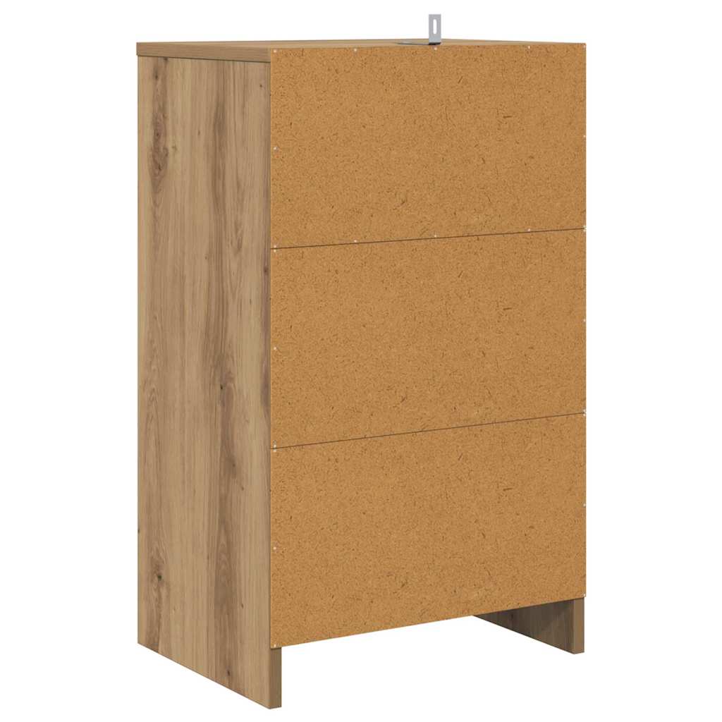 Comodini con cassetto 2 pcs Rovere artigianale 40 x 30 x 467 cm | homemem39