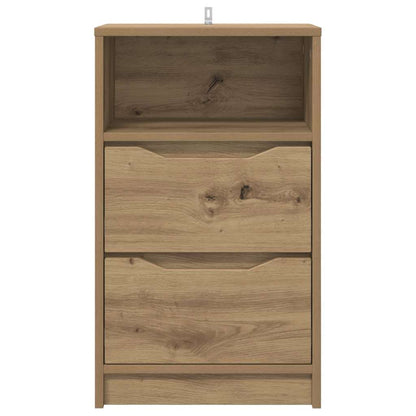 Comodini con cassetto 2 pcs Rovere artigianale 40 x 30 x 467 cm | homemem39
