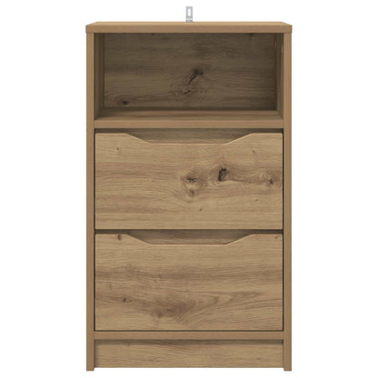 Comodini 2 pz Rovere artigianale 40 x 30 x 467 cm