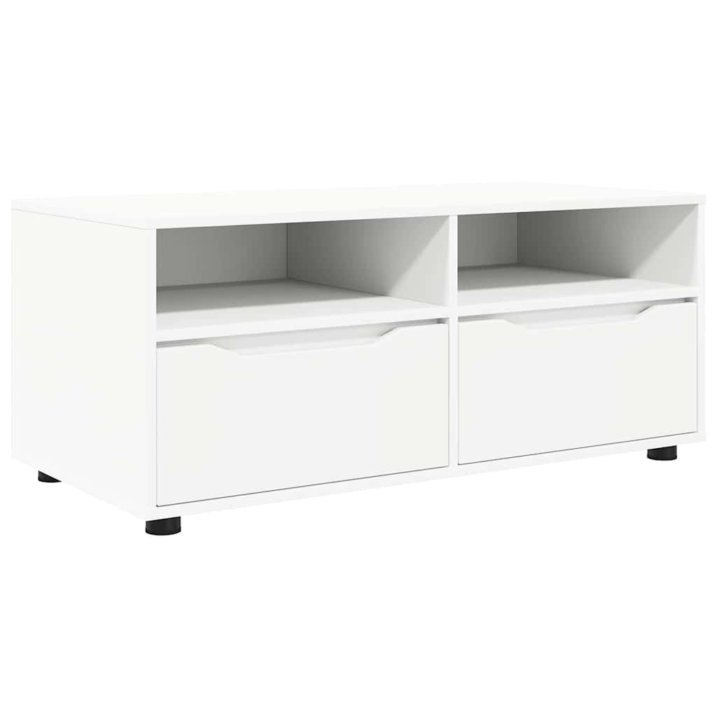 Mobile TV Bianco 100 x 48 x 43 cm Legno multistrato