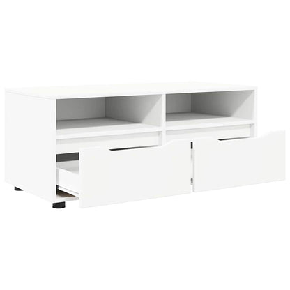 Mobile TV Bianco 100 x 48 x 43 cm Legno multistrato
