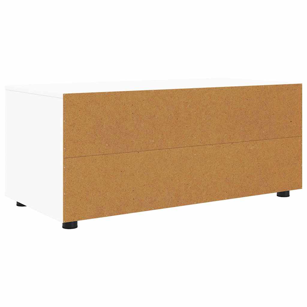 Mobile TV Bianco 100 x 48 x 43 cm Legno multistrato