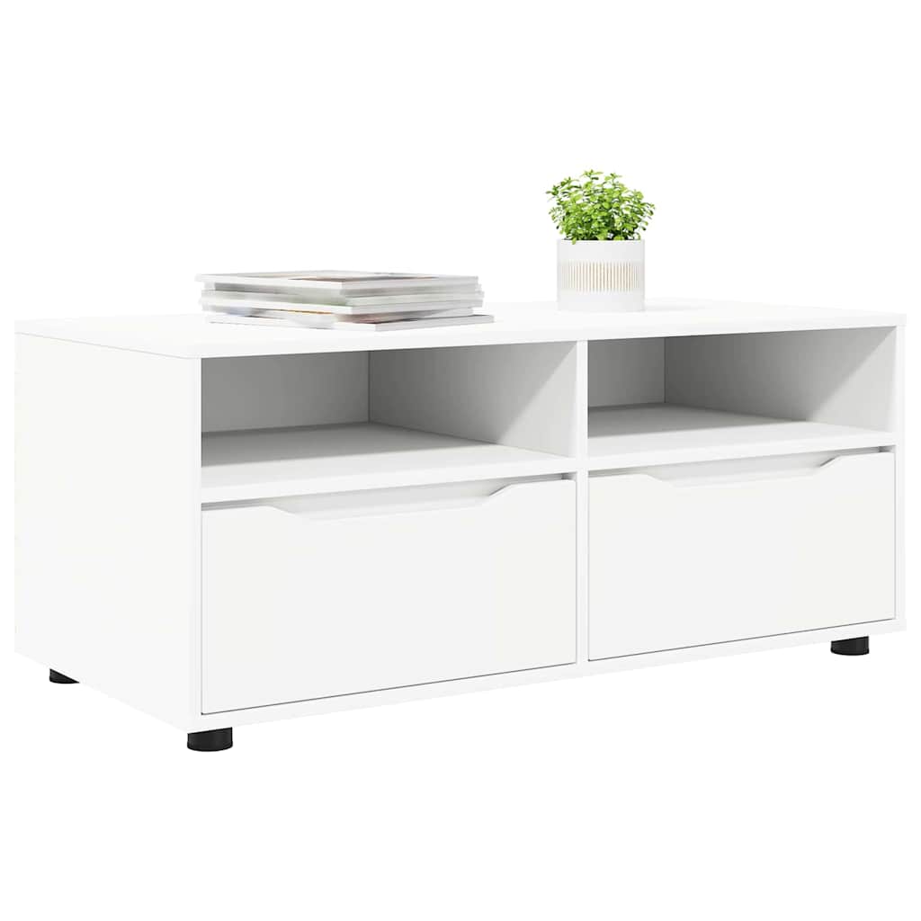 Mobile TV Bianco 100 x 48 x 43 cm Legno multistrato