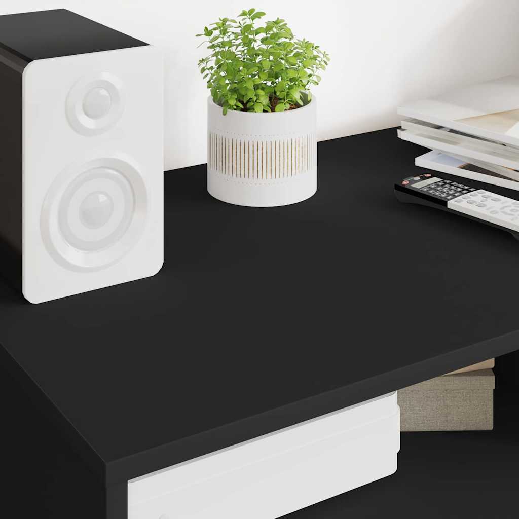 Mobile TV con cassetto Nero 100 x 48 x 43 cm Legno multistrato