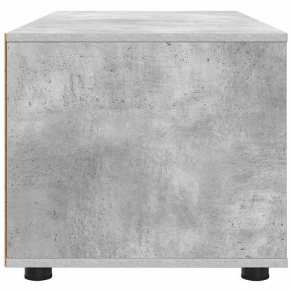 Mobile TV Grigio cemento 100 x 48 x 43 cm Legno multistrato