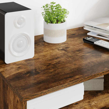 Mobile TV Rovere fumé 100 x 48 x 43 cm Legno multistrato