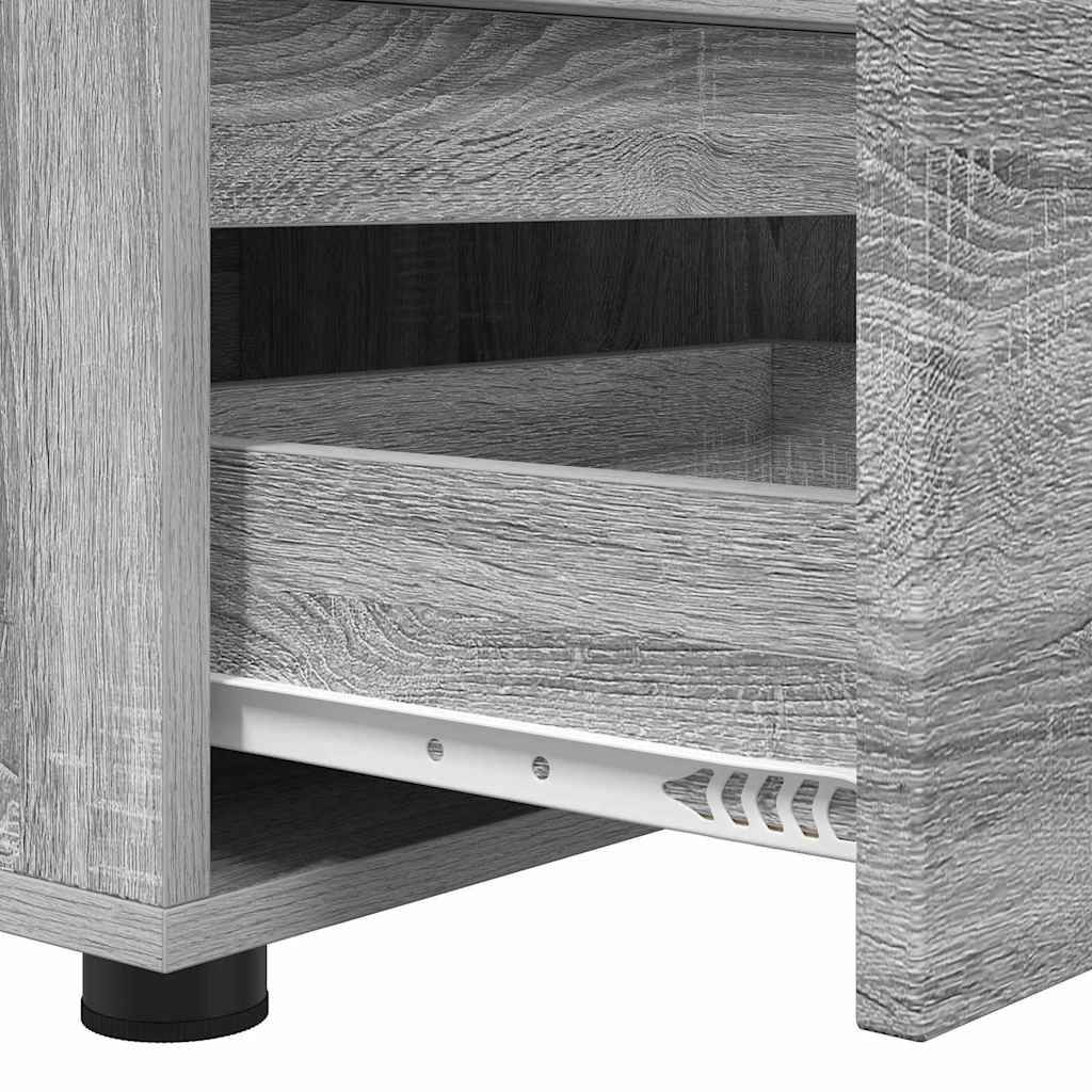 Mobile TV Grigio Sonoma 100 x 48 x 43 cm Legno multistrato