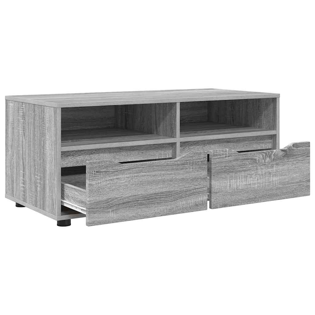 Mobile TV Grigio Sonoma 100 x 48 x 43 cm Legno multistrato