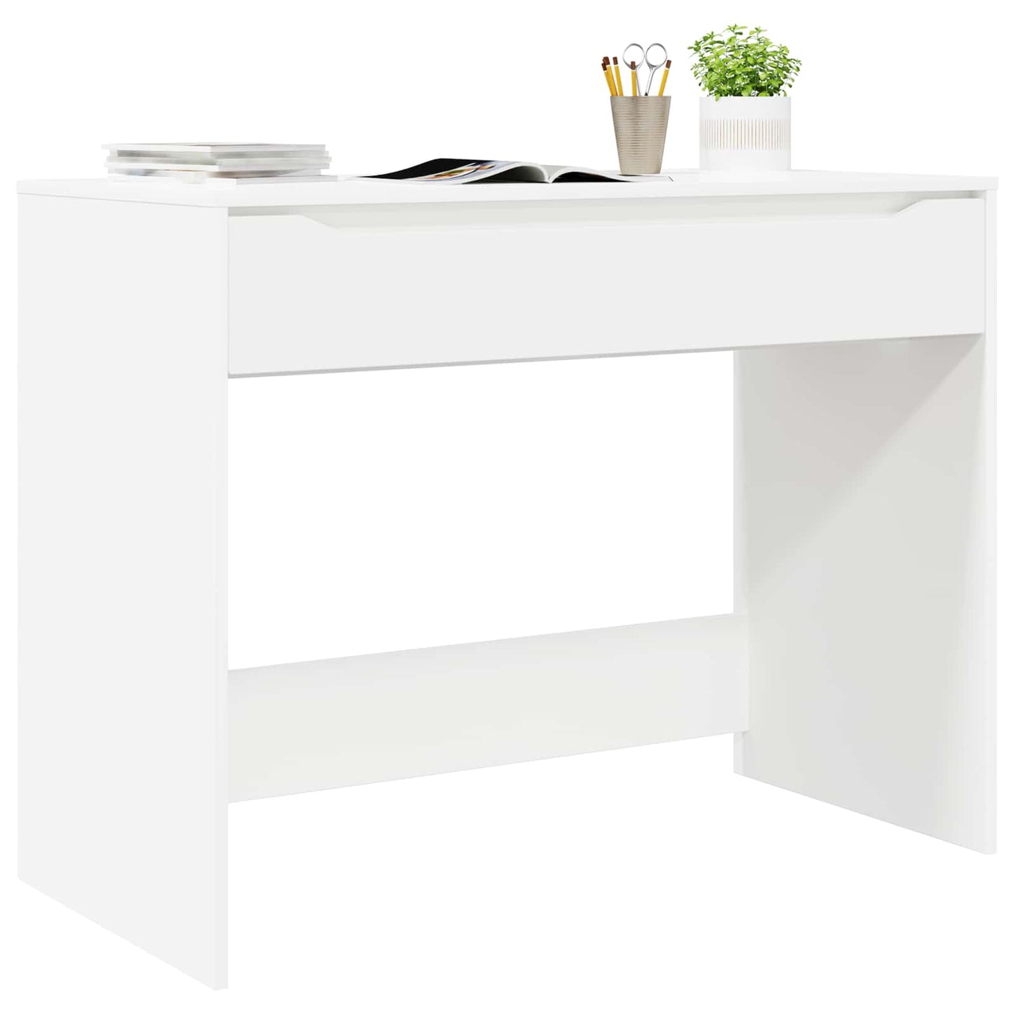 Scrivania Bianco 100 x 50 x 78 cm Legno ingegnerizzato