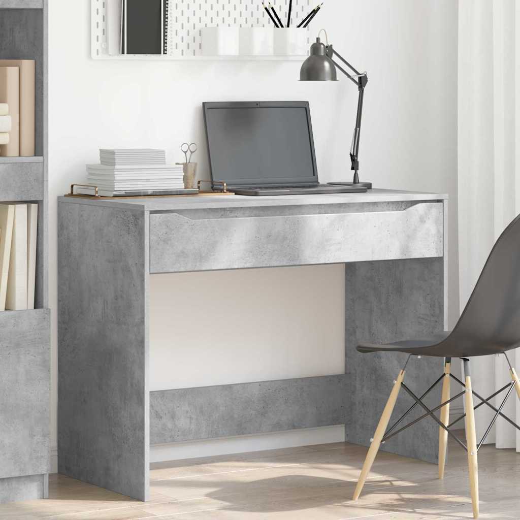 Scrivania Grigio Cemento 100 x 50 x 78 cm Legno ingegnerizzato | homemem39